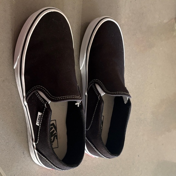 Vans Other - Vans Women’s Black Slip-On Sneakers size 8